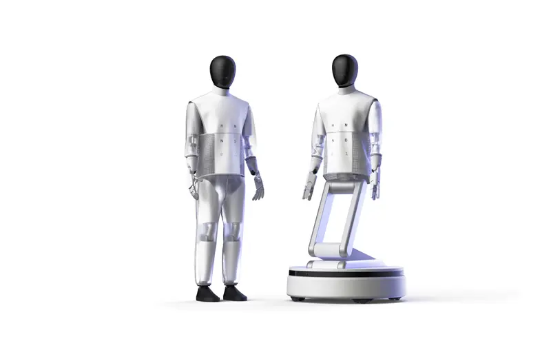 HMND 01 humanoid robot showcased in different configurations