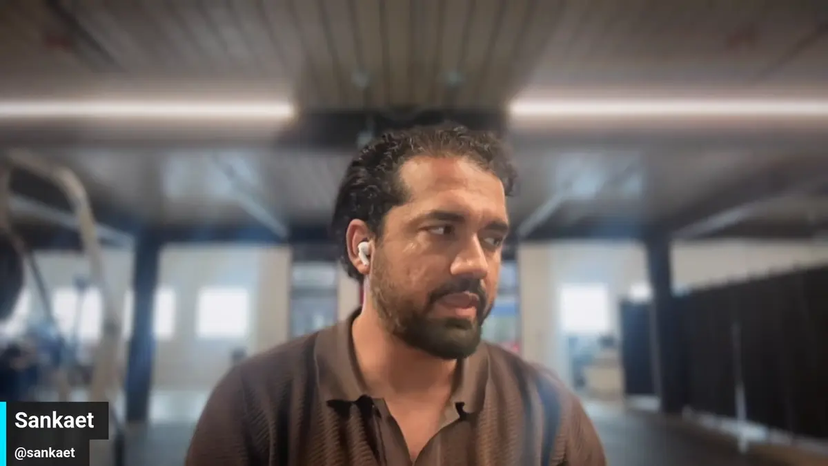 Sankaet Pathak being interviewed by the Over The Horizon YouTube Channel