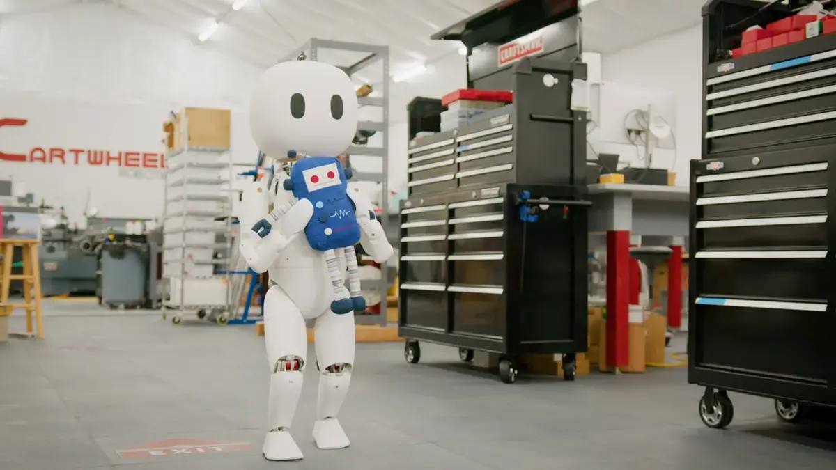 Cartwheel Robotics humanoid robot Yogi walking