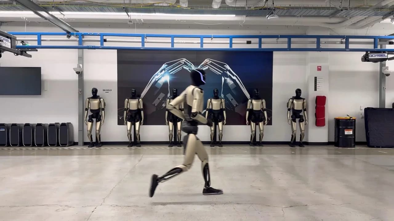 Analysis: Tesla Optimus ''PR'' Video Suggests Robot Has Reached Competitive Running Speeds