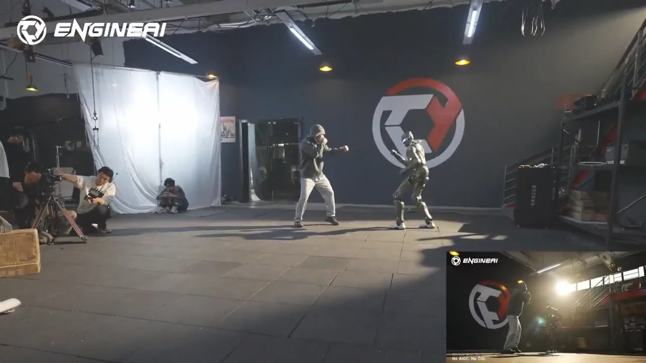 EngineAI Releases Behind-the-Scenes Footage to Quell CGI Rumors