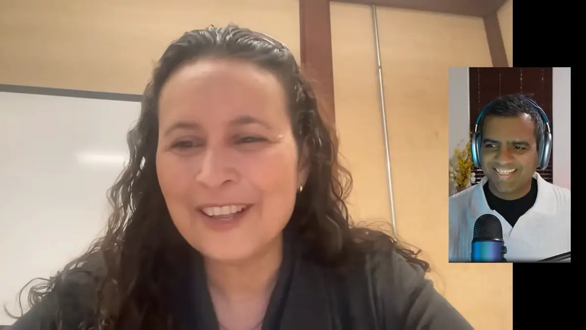 Carolina Parada, Head of Robotics at Google DeepMind, speaking during an interview.