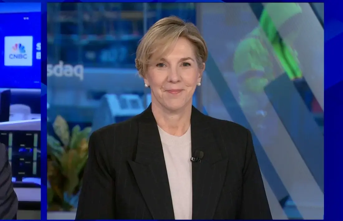 Tesla Board Chair Robyn Denholm in a CNBC segment
