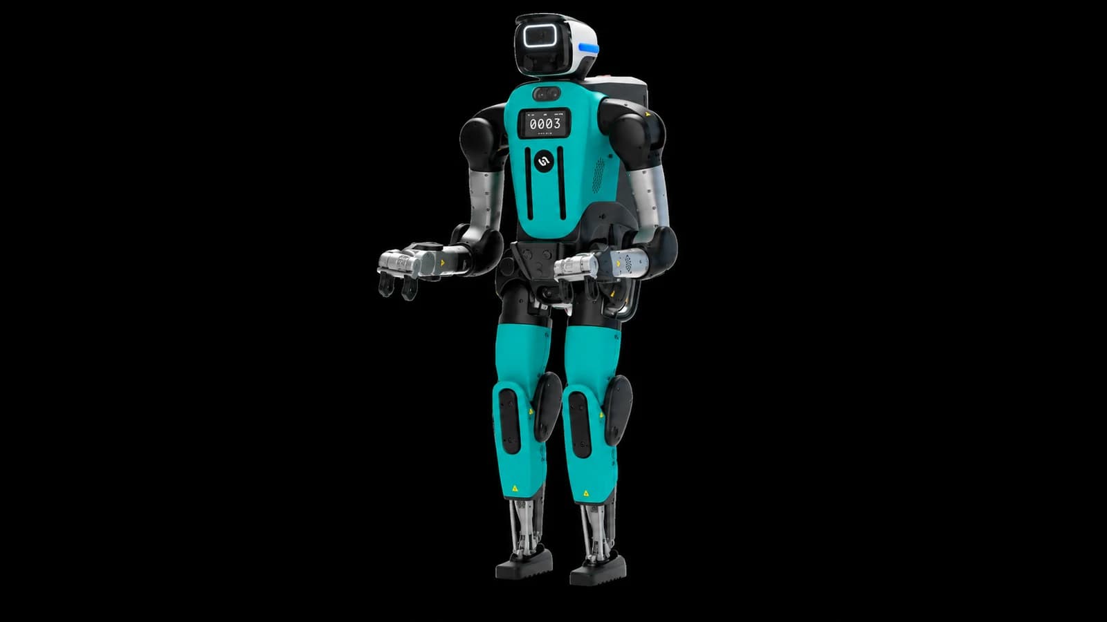 Agility Robotics Digit 5 on a black background.