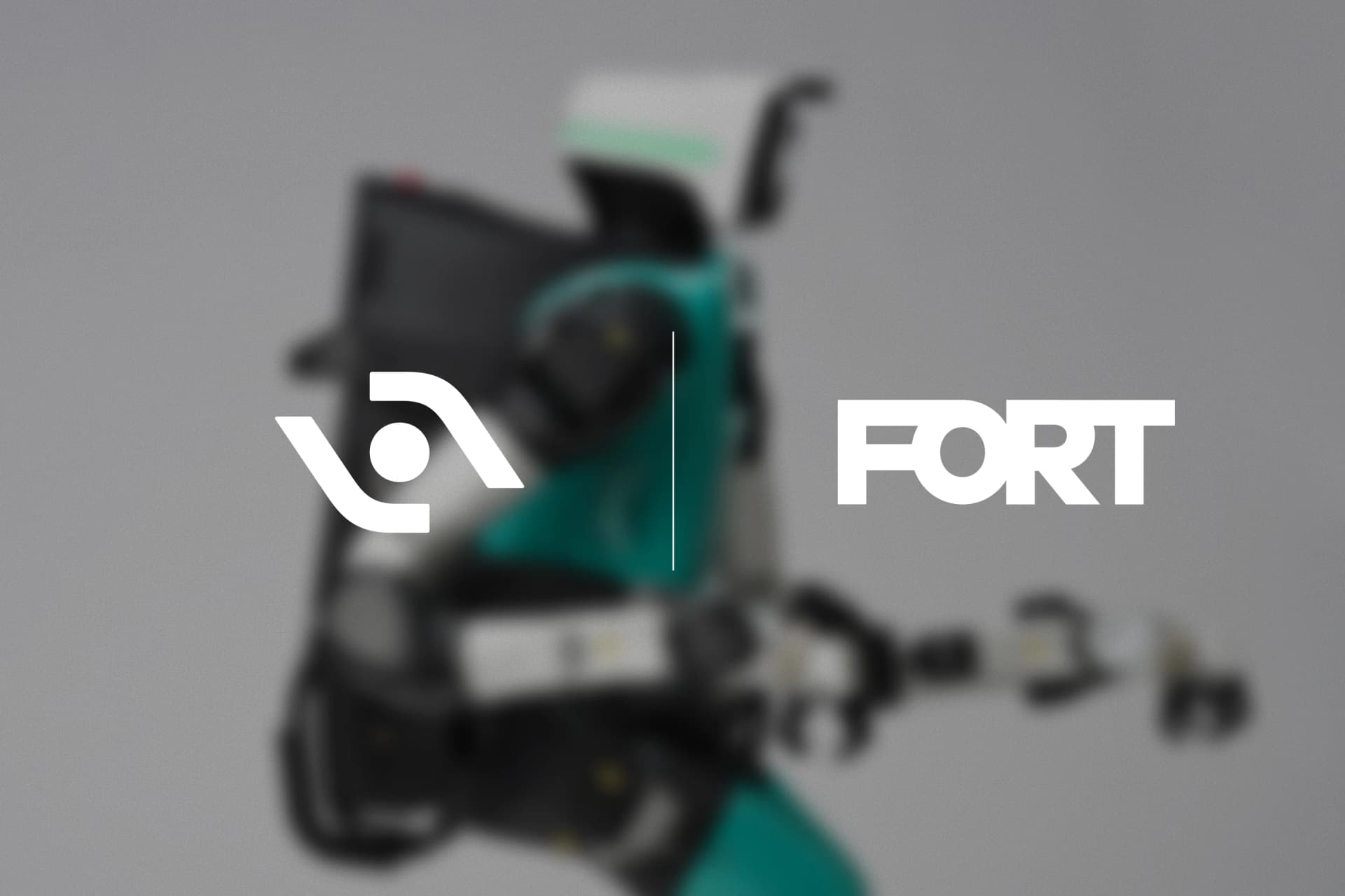 Agility and FORT logos over a blurred image of the Digit humanoid robot.