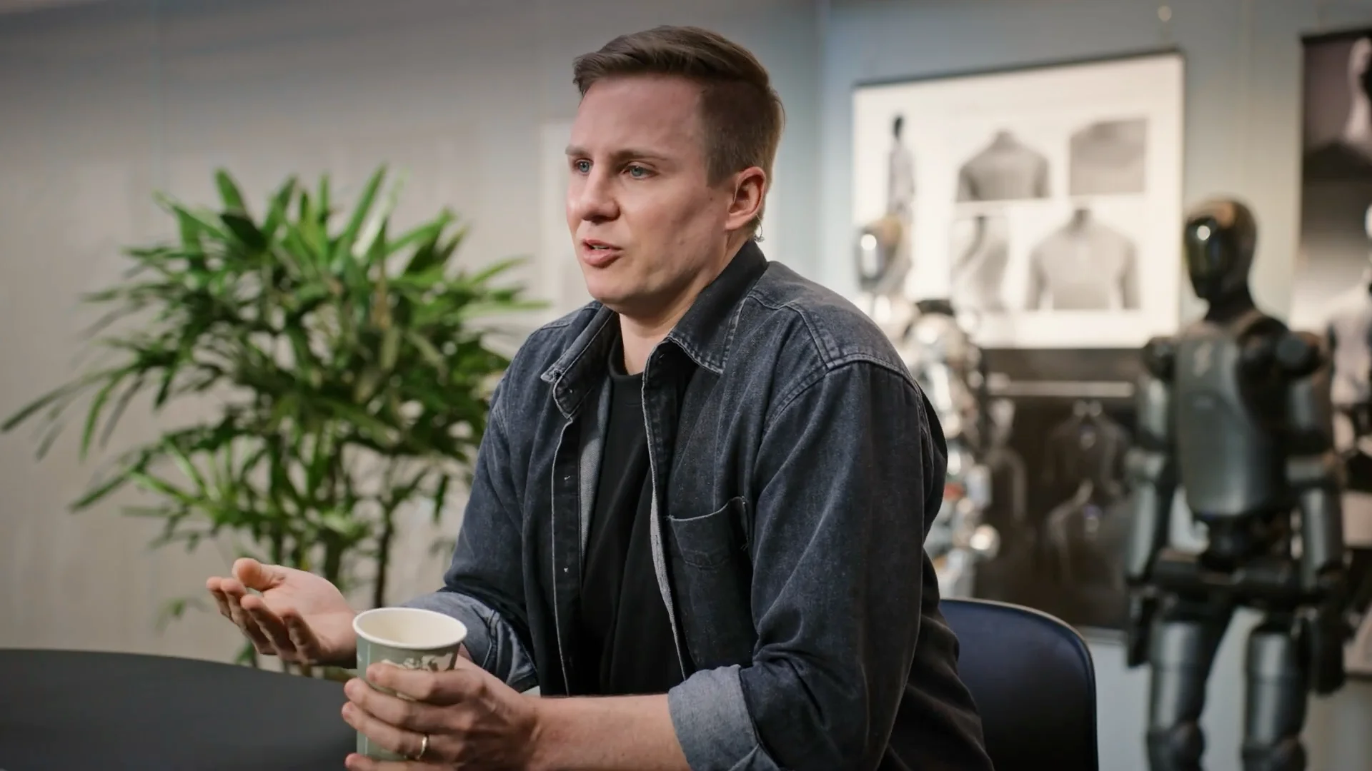 Figure CEO Brett Adcock talking at the WTF Online podcast with Nikhil Kamath