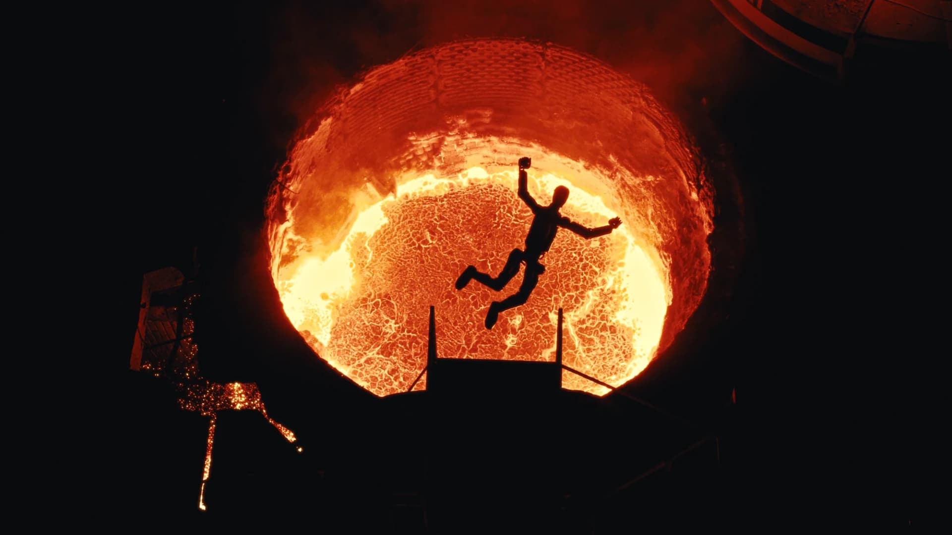 A bonus sequence shows a Figure 02 airborne above the furnace.