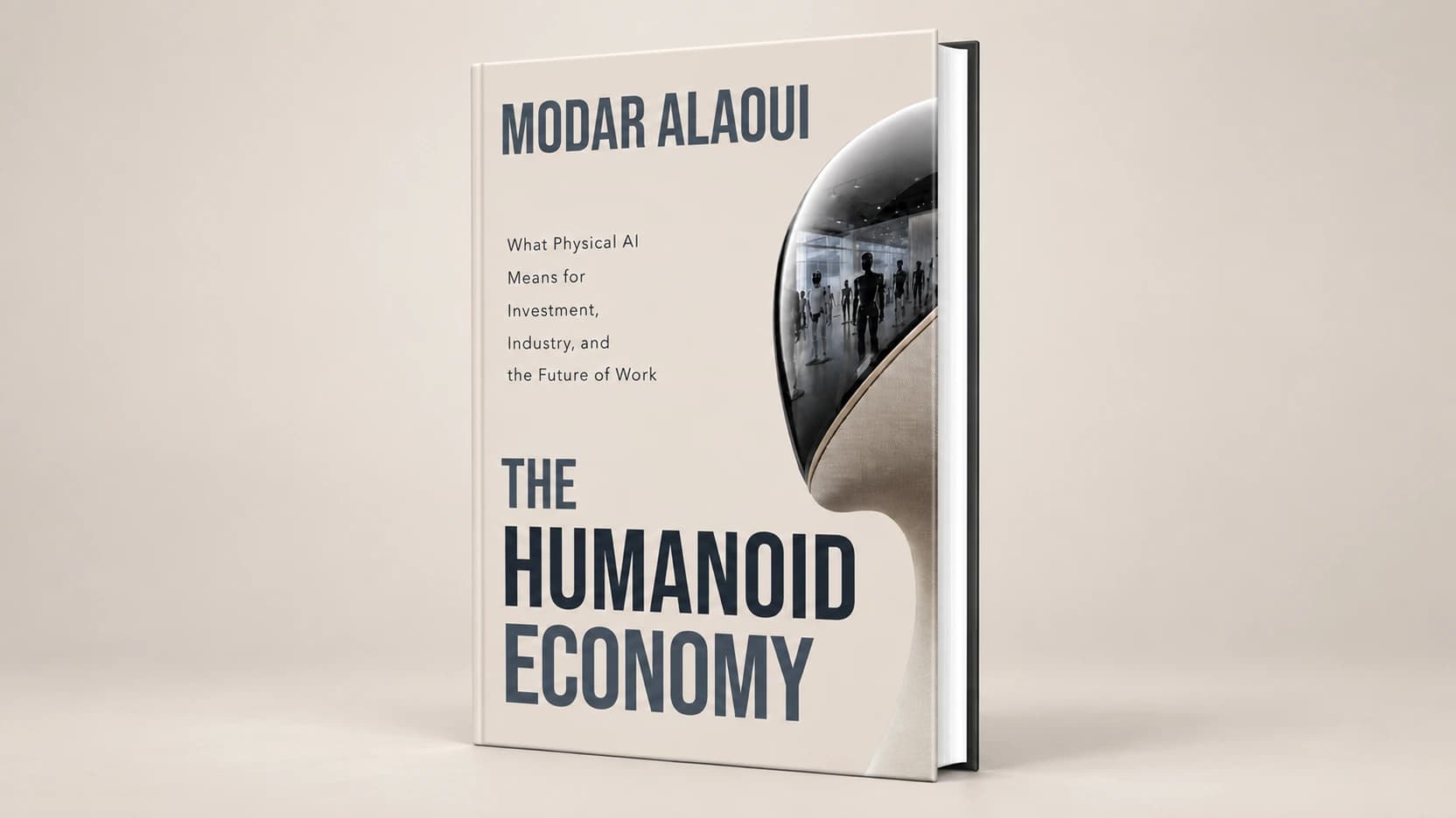 The Humanoid Economy by Modar Alaoui, displayed against a neutral background.