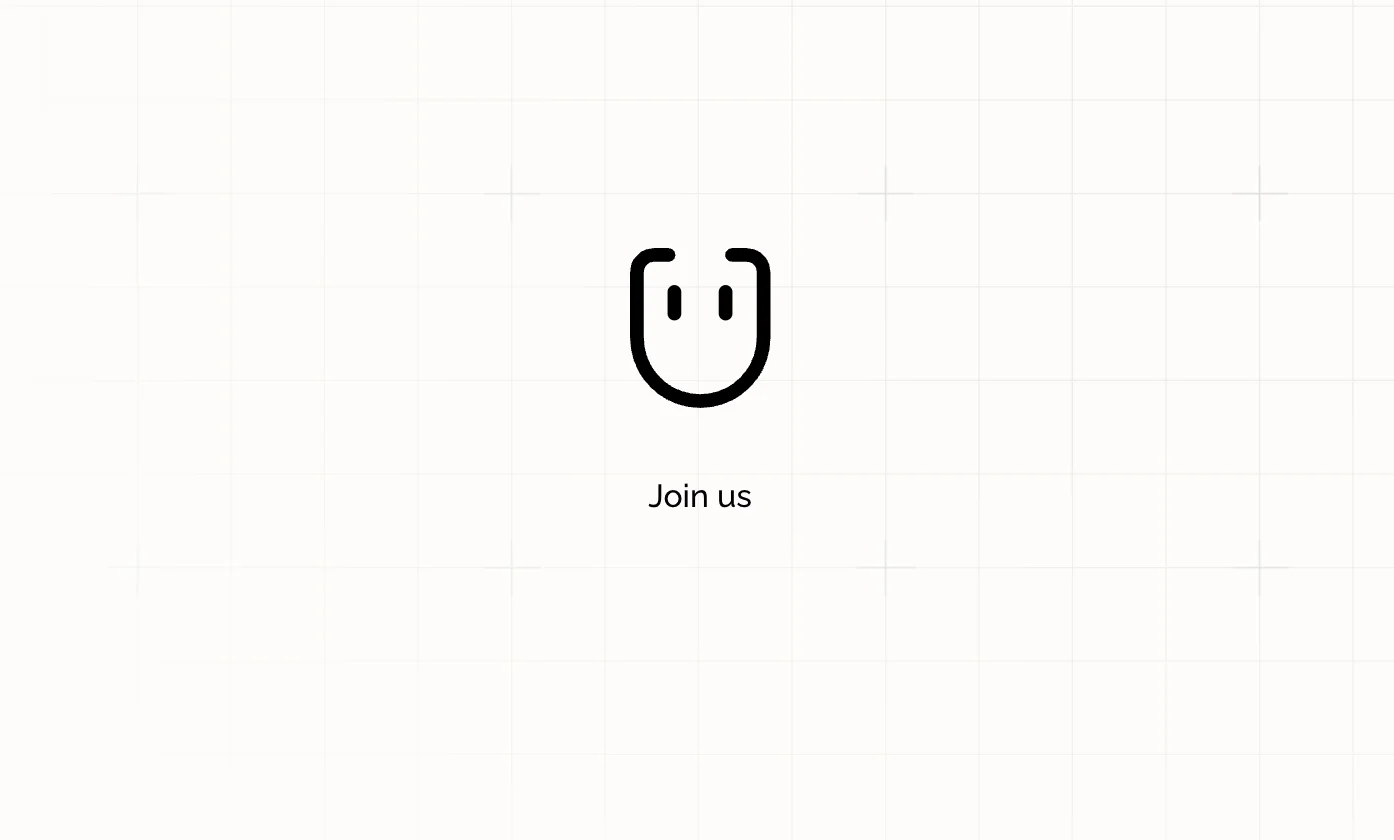 A screen shot of the uma.bot website showing a simple illustration of a robot face