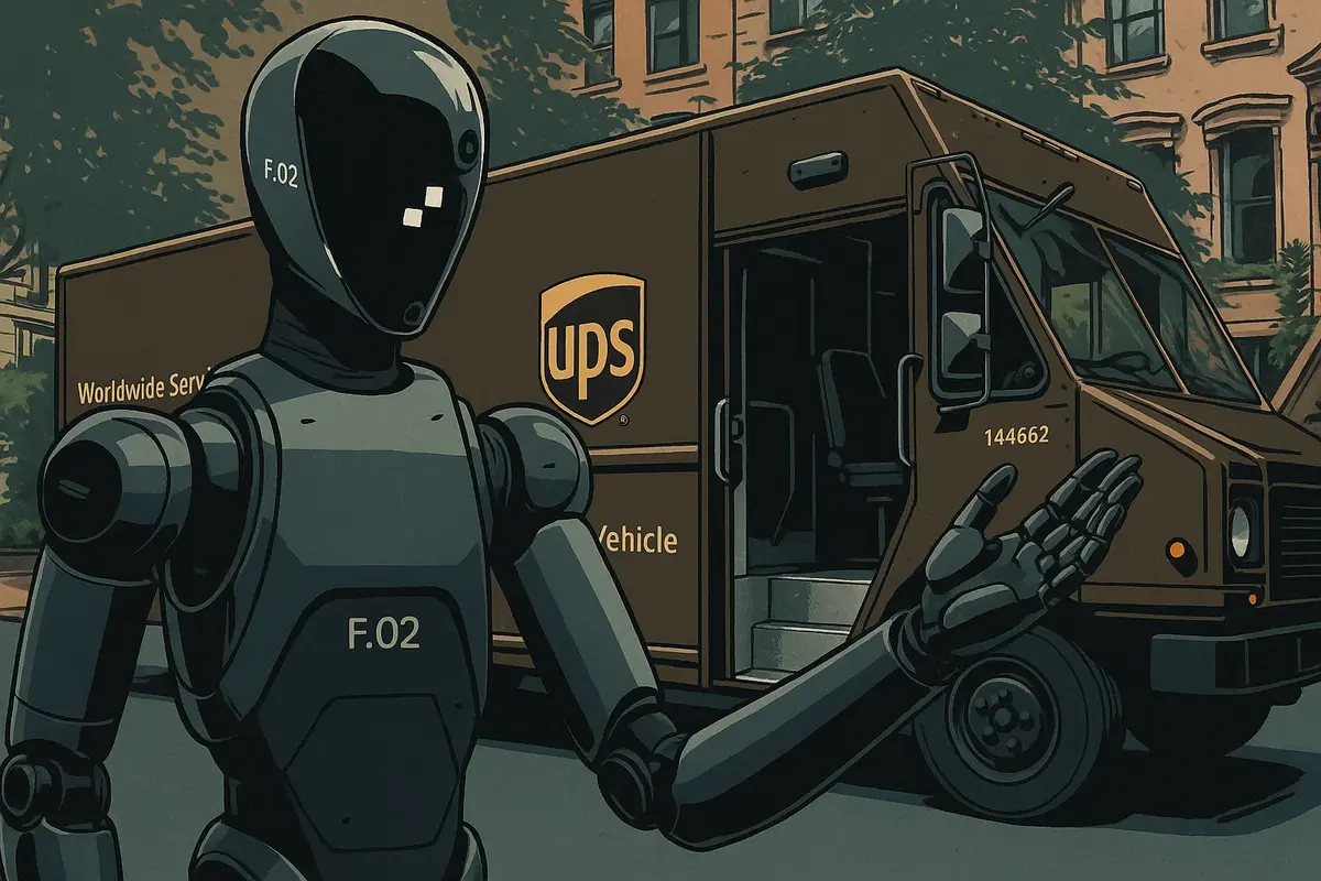 UPS Reportedly Exploring Humanoid Robots from Figure AI for Logistics Tasks
